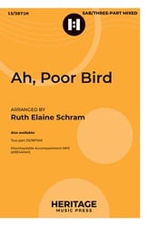 Ah, Poor Bird SAB choral sheet music cover